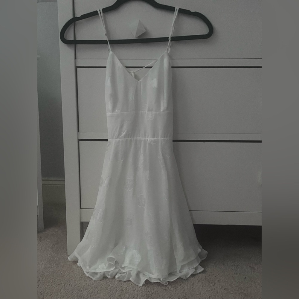 Lucy in the sky White Spaghetti Strap Dress